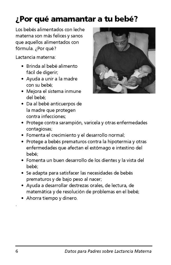 Product Image for  Datos para padres sobre la lactancia materna