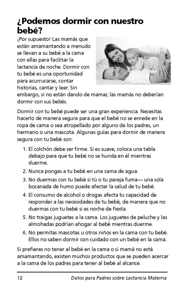 Product Image for  Datos para padres sobre la lactancia materna