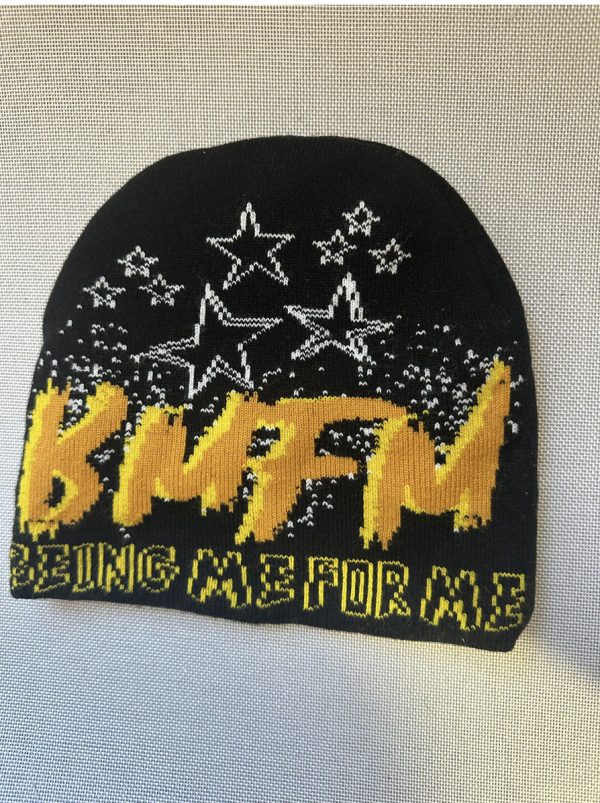 Product Image for  Black BMFM Logo Beanie