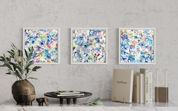 Product Image for  Spring In The City #1 (Set of 3) Framed – Paintings