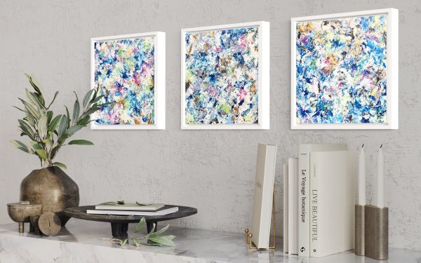 Product Image for  Spring In The City #1 (Set of 3) Framed – Paintings