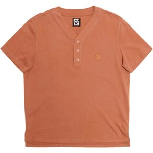 Product Image for  Lamar V Neck Henley: Dusty Pink