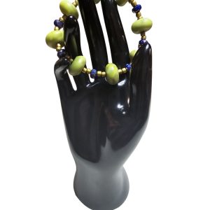 Product Image for  BRACELET WITH LARGE PERIDOTS AND CRYSTAL BEADS