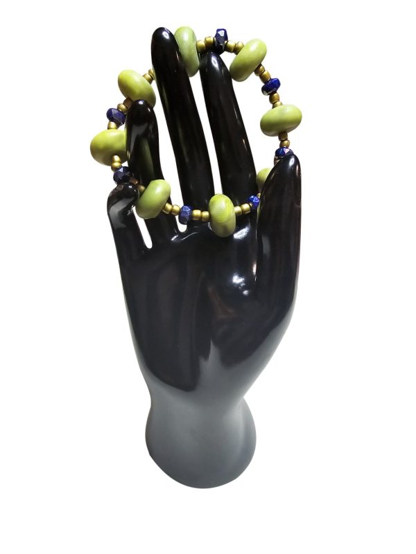 Product Image for  BRACELET WITH LARGE PERIDOTS AND CRYSTAL BEADS