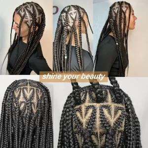 Product Image for  CORNROW FULL LACE BRAIDED WIG
