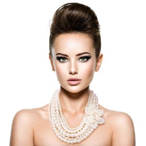 Product Image for  Pearl and Flower Necklace Set