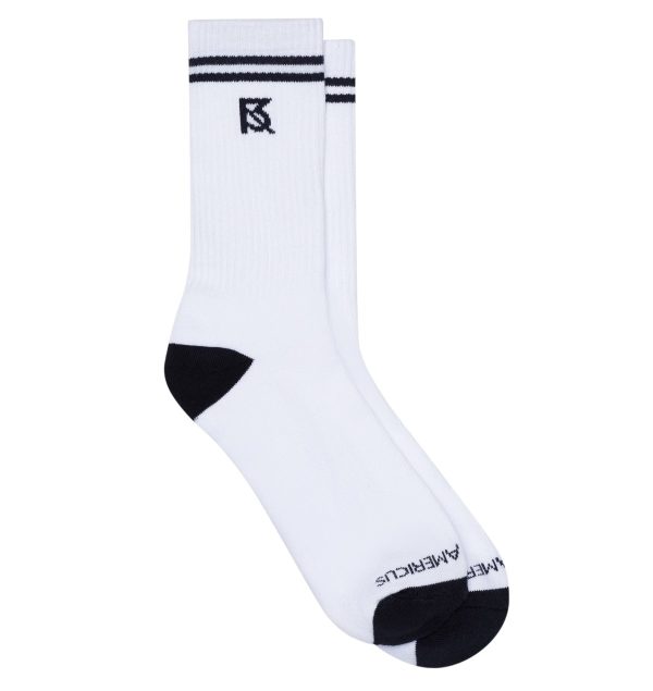 Product Image for  Logo Socks_2 Bar: White/Black