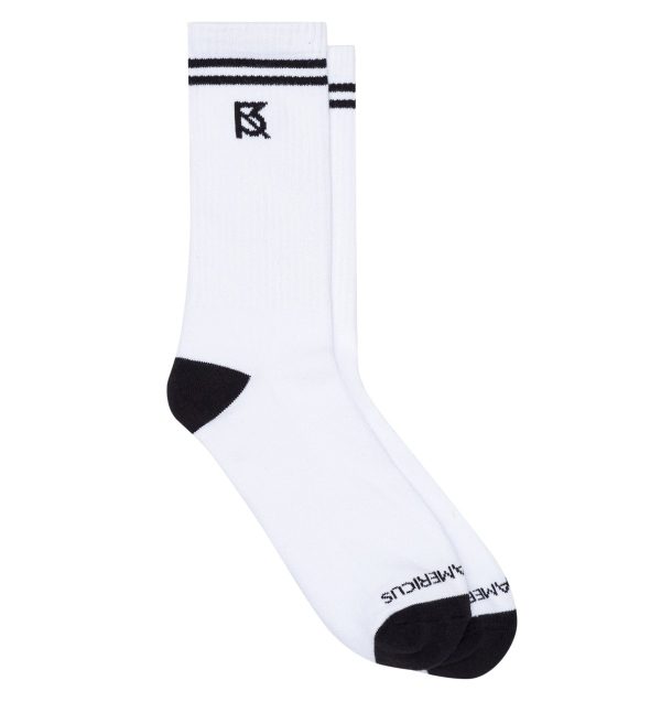 Product Image for  Logo Socks_2 Bar: White/Navy