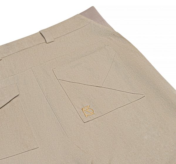 Product Image for  Charles Regular-Fit Cropped Trousers: Beige