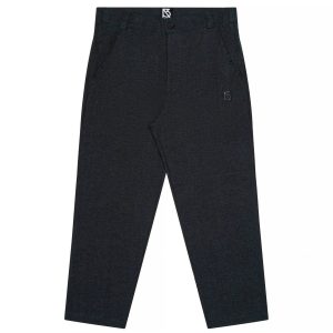 Product Image for  Charles Regular-Fit Cropped Trousers: Black/Green