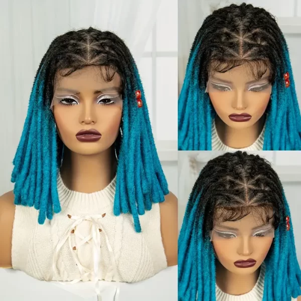 Product Image for  CHIC-FULL BRAIDED WIG IN BLUE