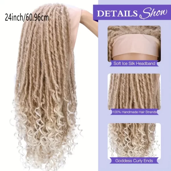 Product Image for  AFRO-CURLY DREADLOCK WIG WITH HEADBAND