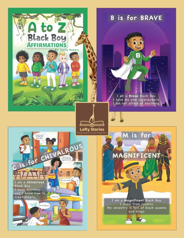 Product Image for  A to Z Black Boy Affirmations Book