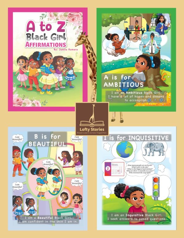 Product Image for  A to Z Black Girl Affirmations Book