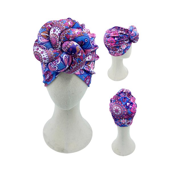 Product Image for  EXQUISITE TURBAN HAT MIXED ABSTRACT PATTERNS