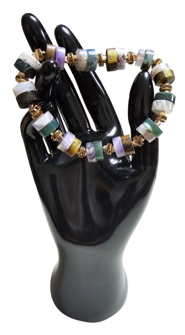 Product Image for  UNISEX BRACELET WITH FANCY JASPER & TIGEREYE