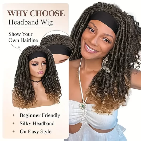 Product Image for  AFRO-CURLY DREADLOCK WIG WITH HEADBAND