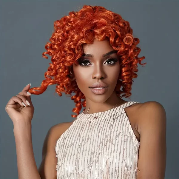 Product Image for  CURLY GINGER COLORED WIG