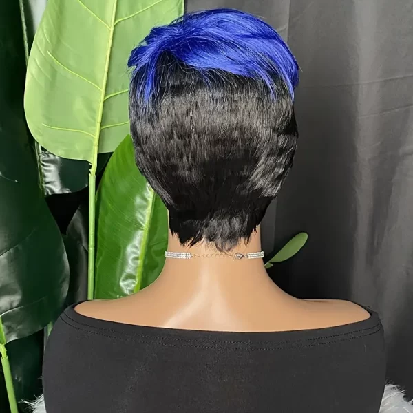 Product Image for  EXQUISITE BLEND OF BLUE & BLACK SHORT WIG