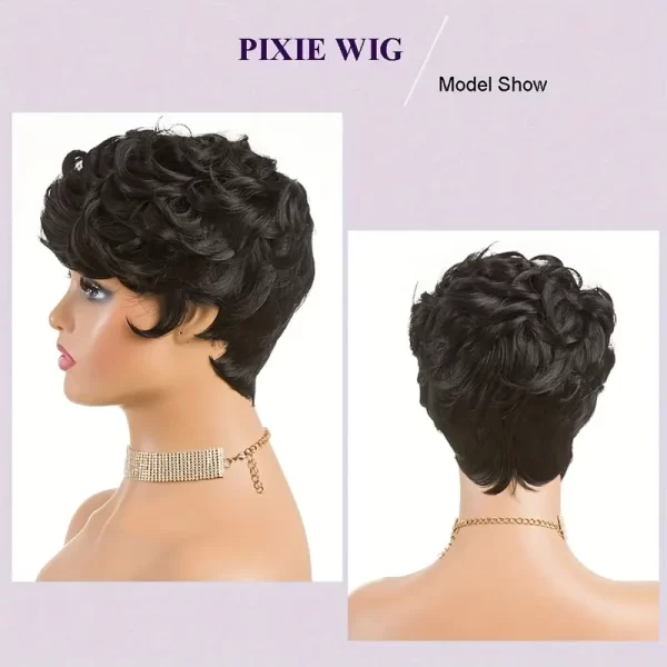 Product Image for  EXOTIC WAVY SHORT BLACK WIG