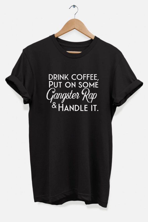 Product Image for  Coffee and Gangster Rap T-Shirt