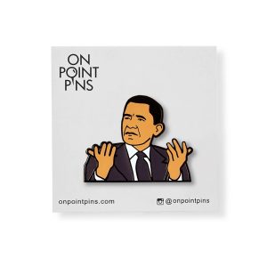 Product Image for  President Barack Obama WTF Meme Lapel Enamel Pin