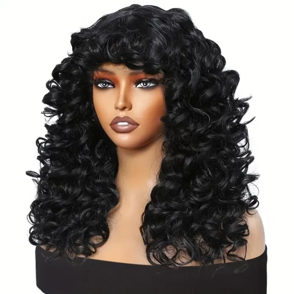 Product Image for  BIG CURLY WIG WITH BANGS