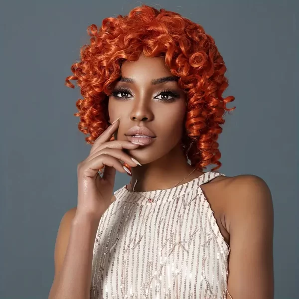 Product Image for  CURLY GINGER COLORED WIG