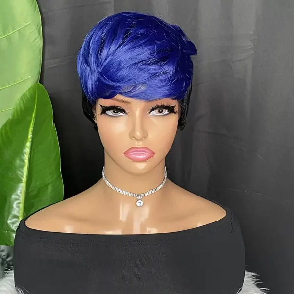 Product Image for  EXQUISITE BLEND OF BLUE & BLACK SHORT WIG