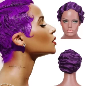 Product Image for  EXOTIC PURPLE VINTAGE WIG