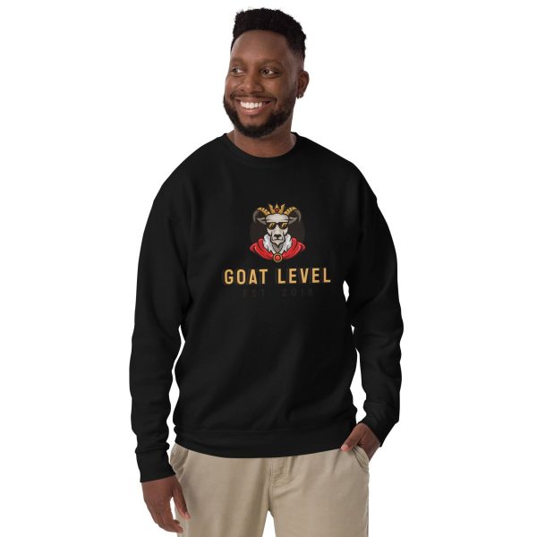 Product Image for  GOAT Level 2018 Unisex Premium Sweatshirt