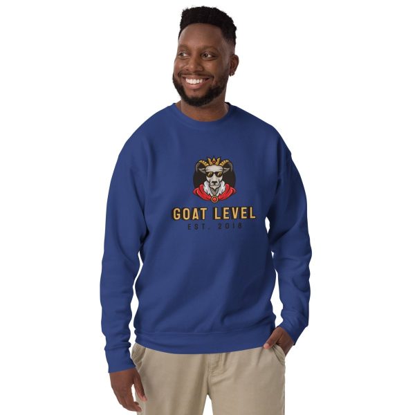 Product Image for  GOAT Level 2018 Unisex Premium Sweatshirt