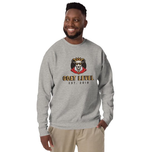 Product Image for  GOAT Level 2018 Unisex Premium Sweatshirt