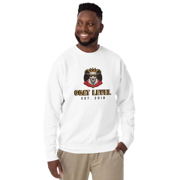 Product Image for  GOAT Level 2018 Unisex Premium Sweatshirt