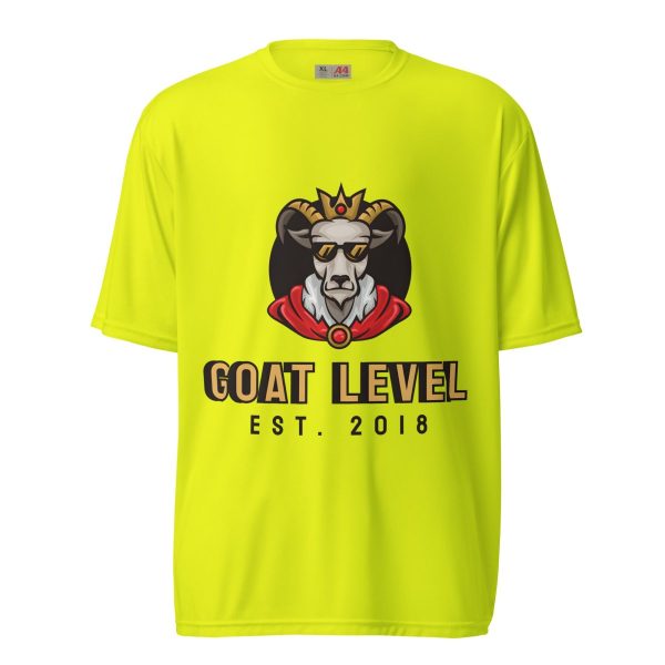 Product Image for  GOAT Level 2018 Unisex performance crew neck t-shirt