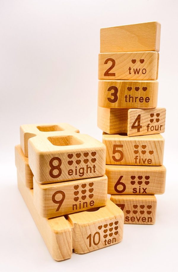 Product Image for  Montessori Wooden Learning Numbers Toy for Toddler