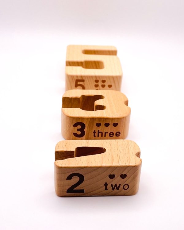 Product Image for  Montessori Wooden Learning Numbers Toy for Toddler