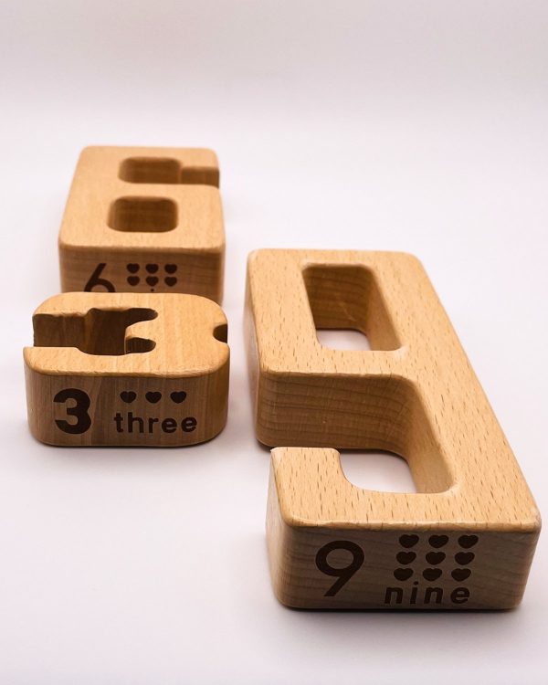 Product Image for  Montessori Wooden Learning Numbers Toy for Toddler