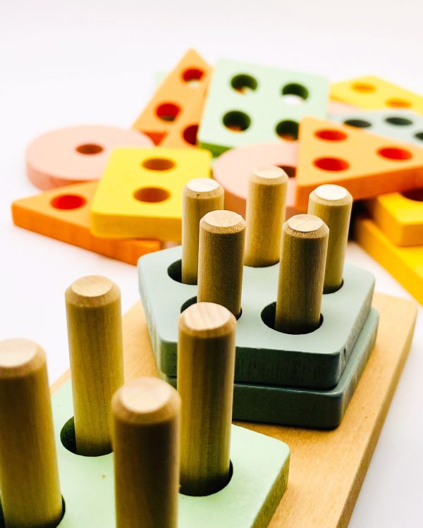 Product Image for  Montessori Educational Wooden Stacking Toy