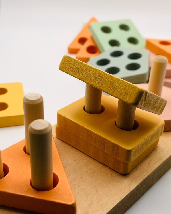 Product Image for  Montessori Educational Wooden Stacking Toy