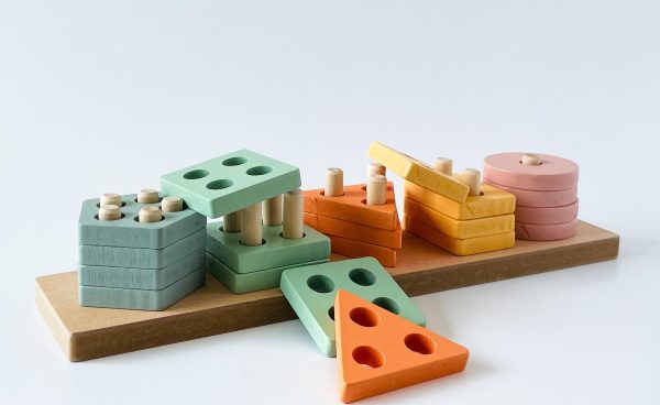 Product Image for  Montessori Educational Wooden Stacking Toy