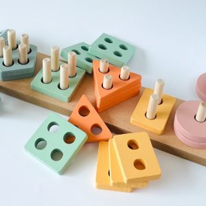 Product Image for  Montessori Educational Wooden Stacking Toy