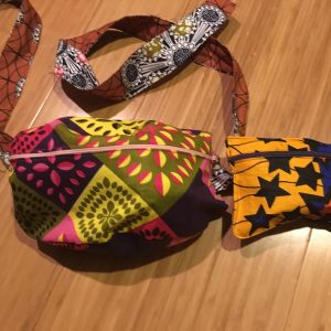 Product Image for  Lovely ’Oremeji’ Multi prints Ankara fanny pack, fanny pack, Ethnic fabrics, 100% cotton, Ankara fanny pack, patchwork