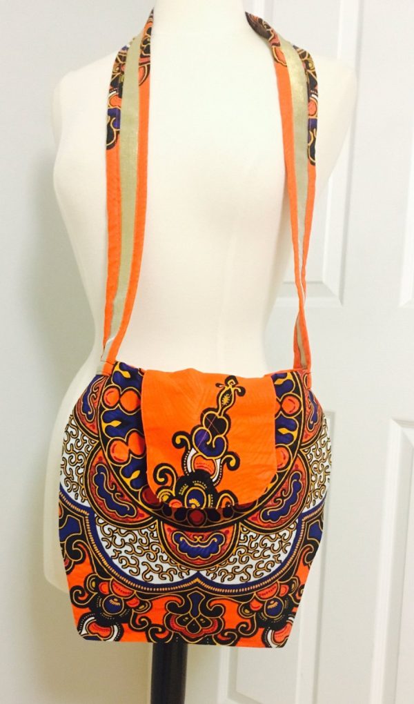 Product Image for  Ghana Ankara Kente handbag