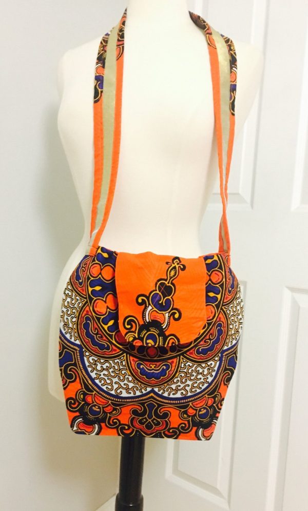 Product Image for  Ghana Ankara Kente handbag