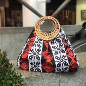 Product Image for  Prisca ‘Boho’ batik rattan African bag, patches bag, 100% cotton, African prints, patches  bag, batik prints