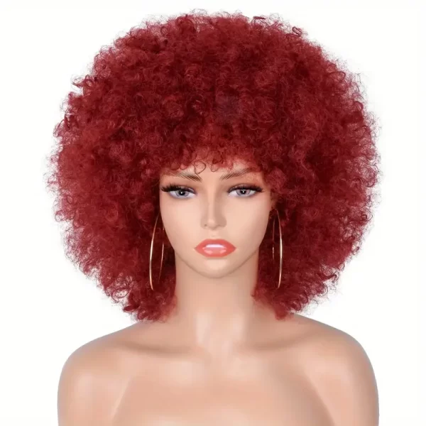 Product Image for  BURGUNDY AFRO KINKY WIG