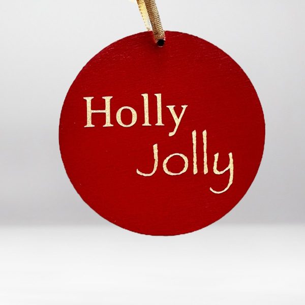 Product Image for  ‘Holly Jolly’ Handmade Ornament