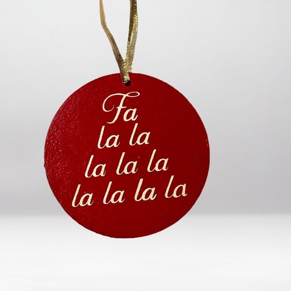 Product Image for  ‘Fa La La’ Handmade Ornament