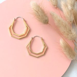 Product Image for  GOLD HERA HOOPS